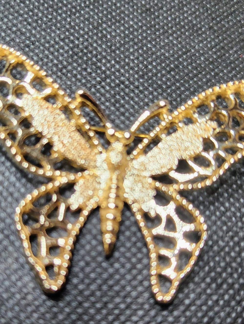 SARAH COVENTRY Gold Tone Butterfly Brooch Pin - Women's Jewelry